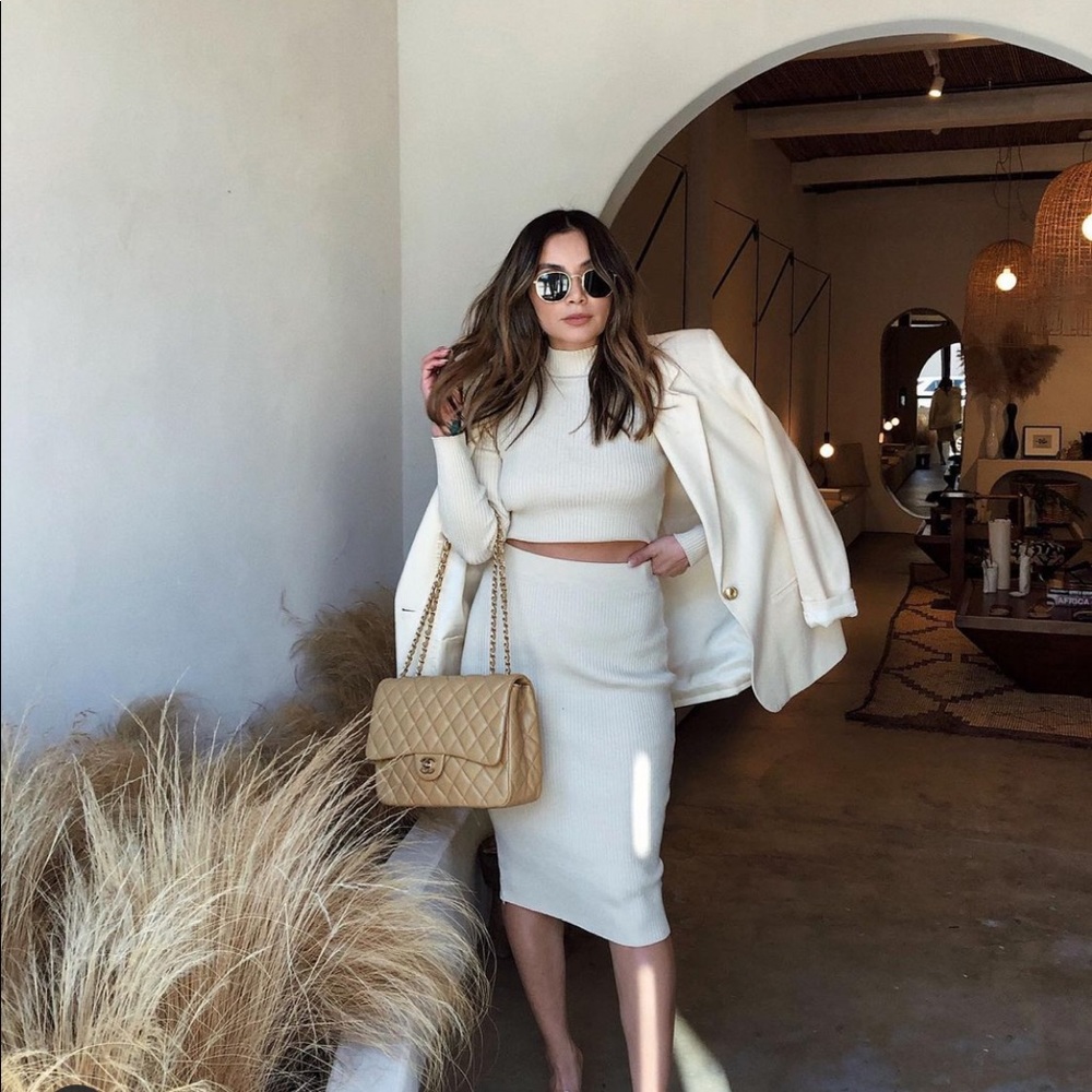 Knit MIDI Skirt